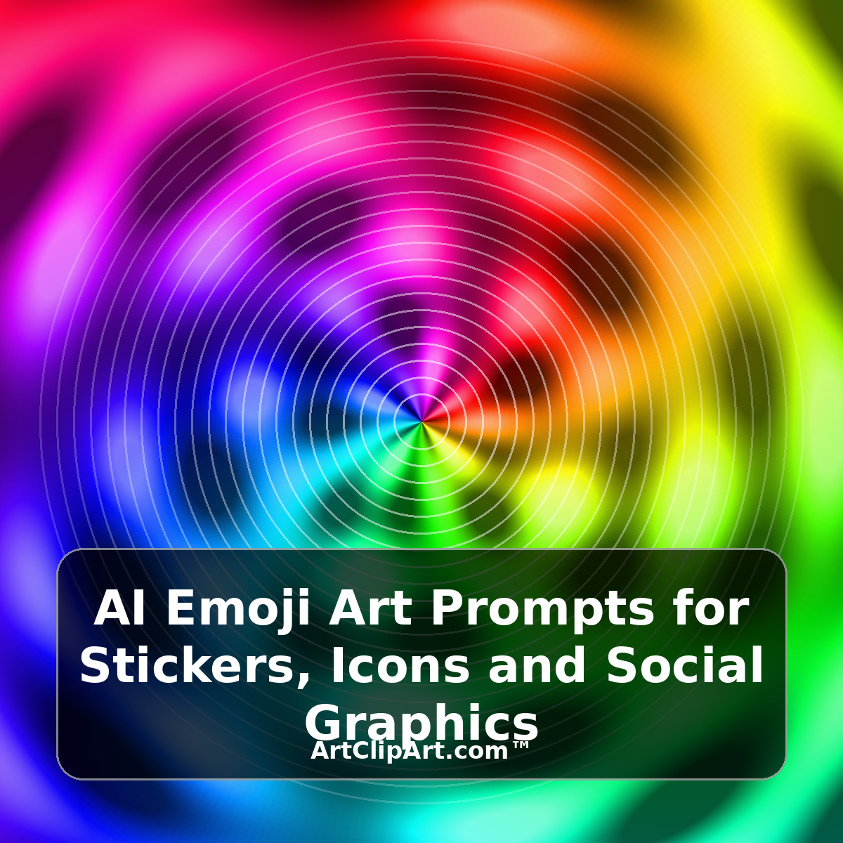 AI Emoji Art Prompts for Stickers, Icons and Social Graphics