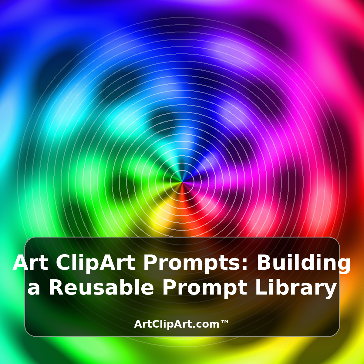 Art ClipArt Prompts: Building a Reusable Prompt Library 1200 by 1200 featured image